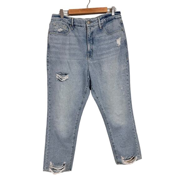 Good American Denim - Good American Good Boy Jeans GB050T Size 14 or Size 32